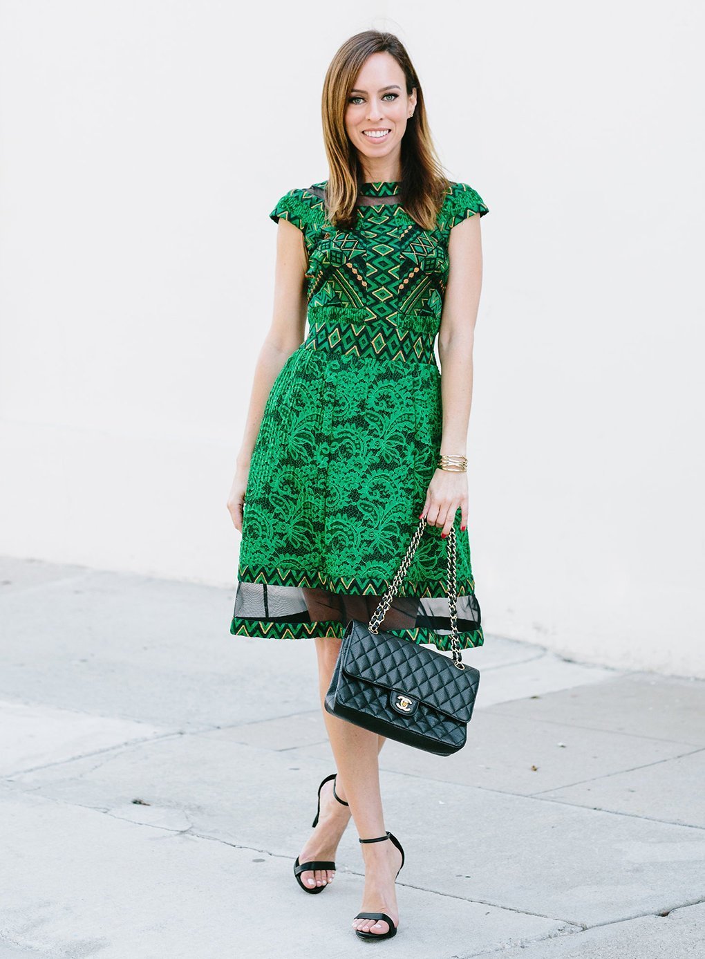 Образ Под Зеленое Платье