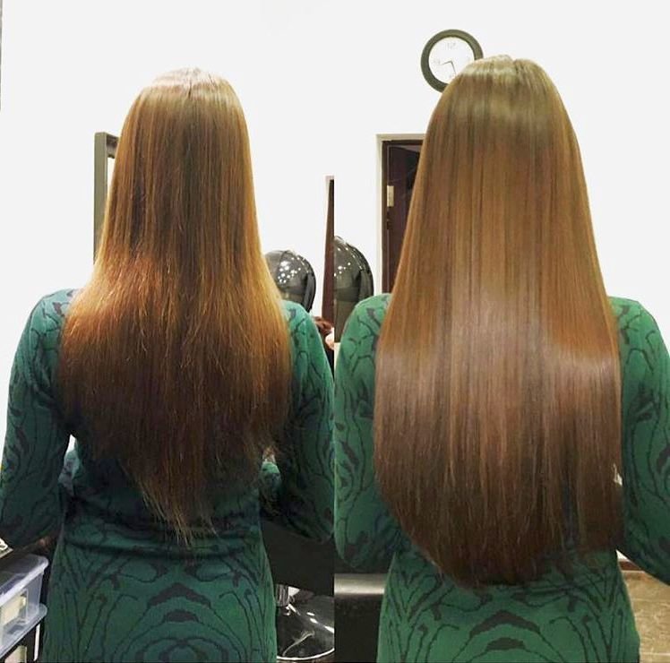 Минирование волос. Биоламинирование волос. Ламинирование волос до и после. Биоламинирование волос цветное. Ламинирование длинных волос.
