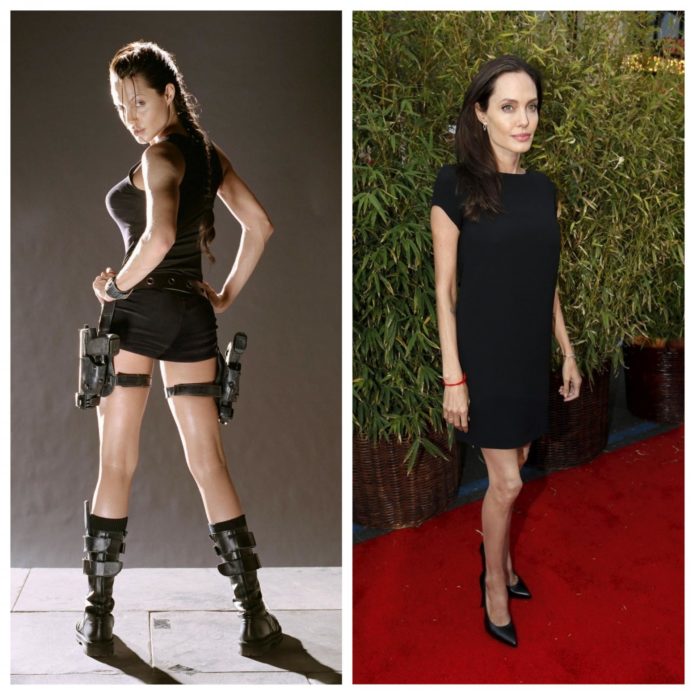 Анджелина Джоли до и после похудения