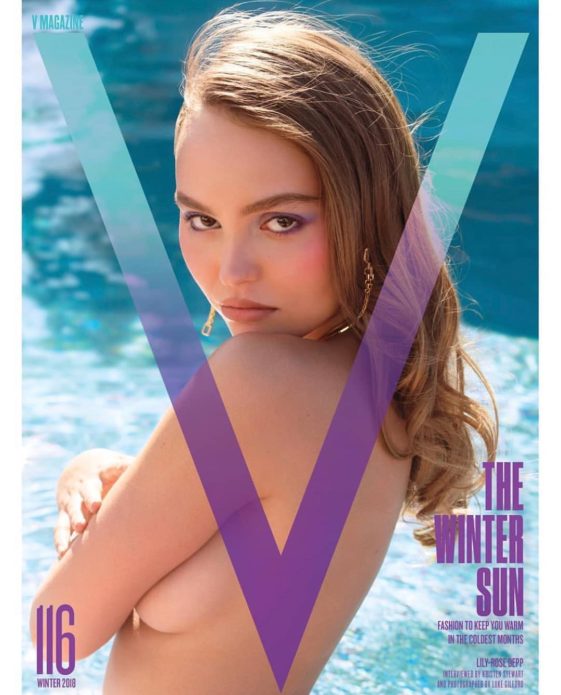 Лили-Роуз Депп на обложке V Magazine