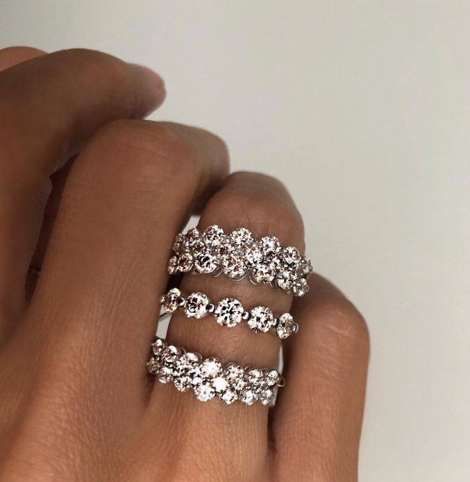 Кольца с бриллиантами