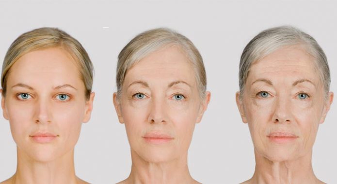 Изменения лица при мышечном типе старения