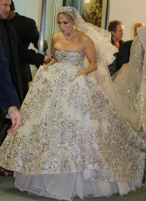 Дженнифер Лопес свадебное платье